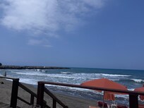 The beach
