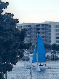 Sailing away