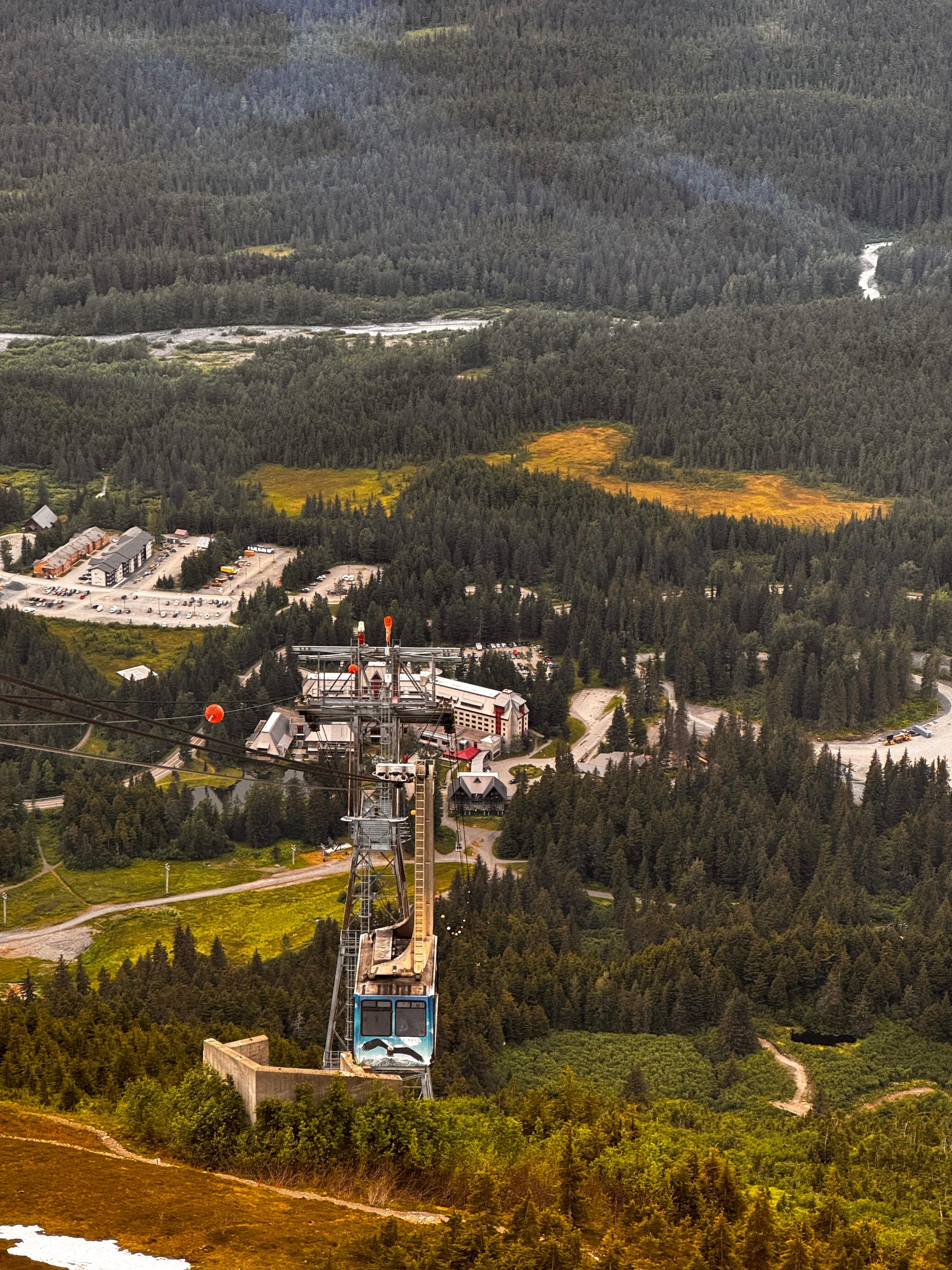 View from top of Alyeska 
