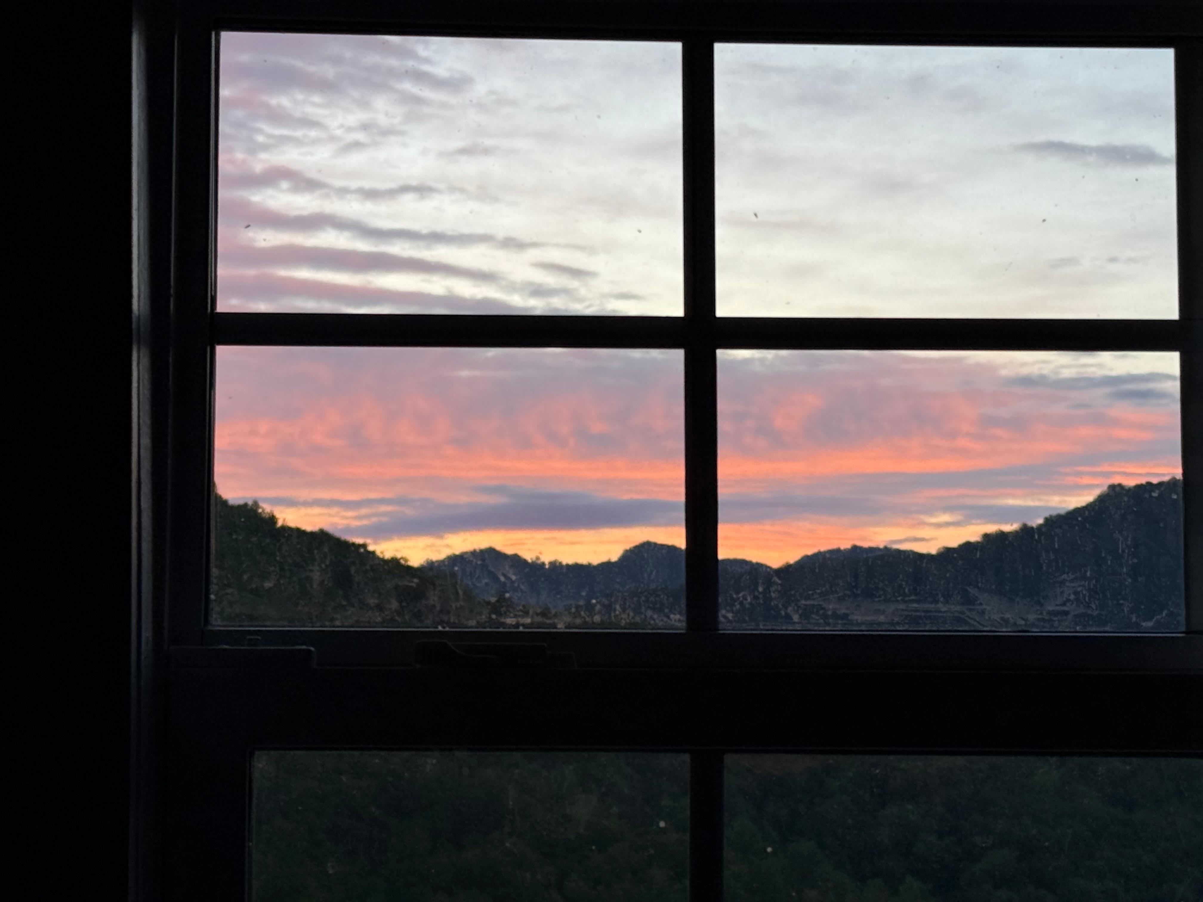View from the bed!