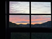 View from the bed!