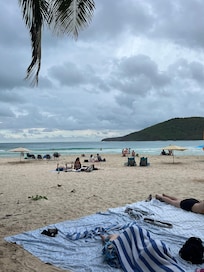 On the beach out back