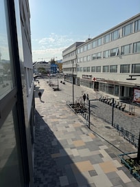 View from balcony.