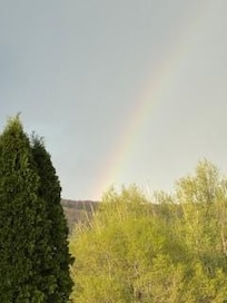 Loved the rainbow following a thunderstorm