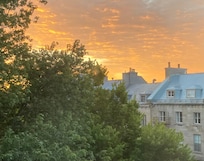 View from our room at dawn