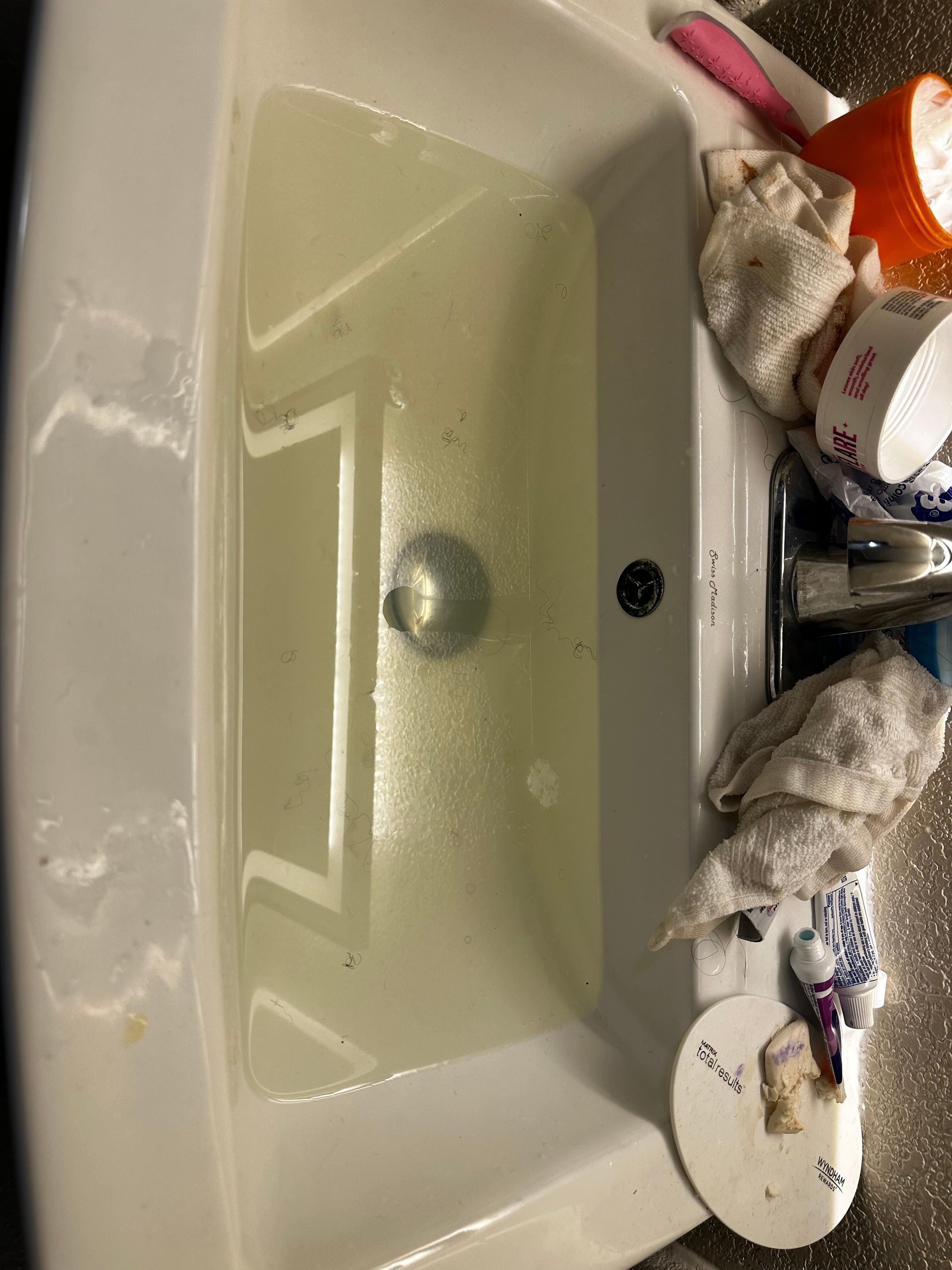 Water clogged 