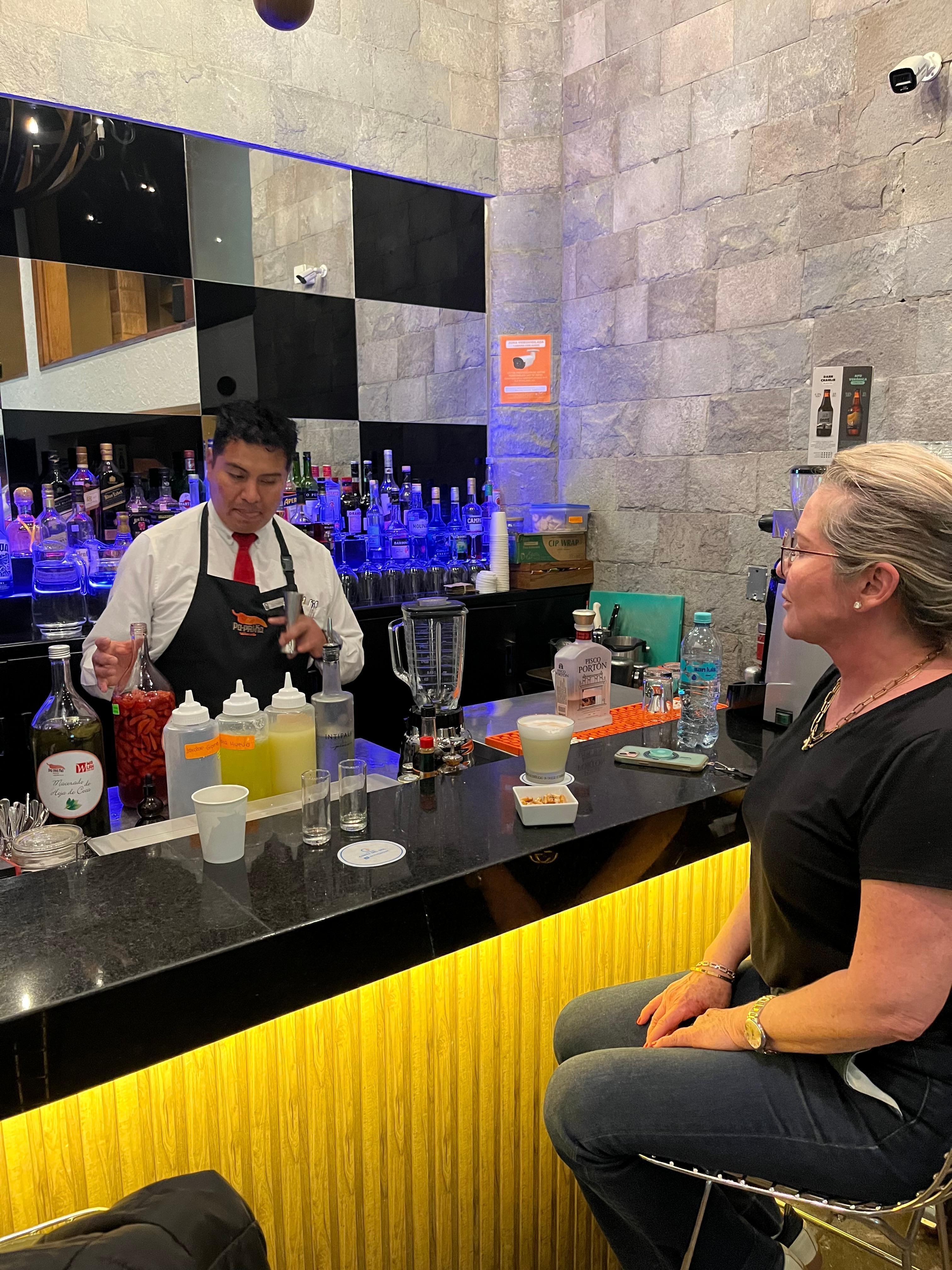 Pisco Sour Lessons at the WALAK Bar