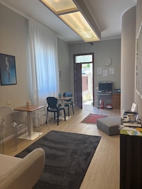 Foyer area leading to room