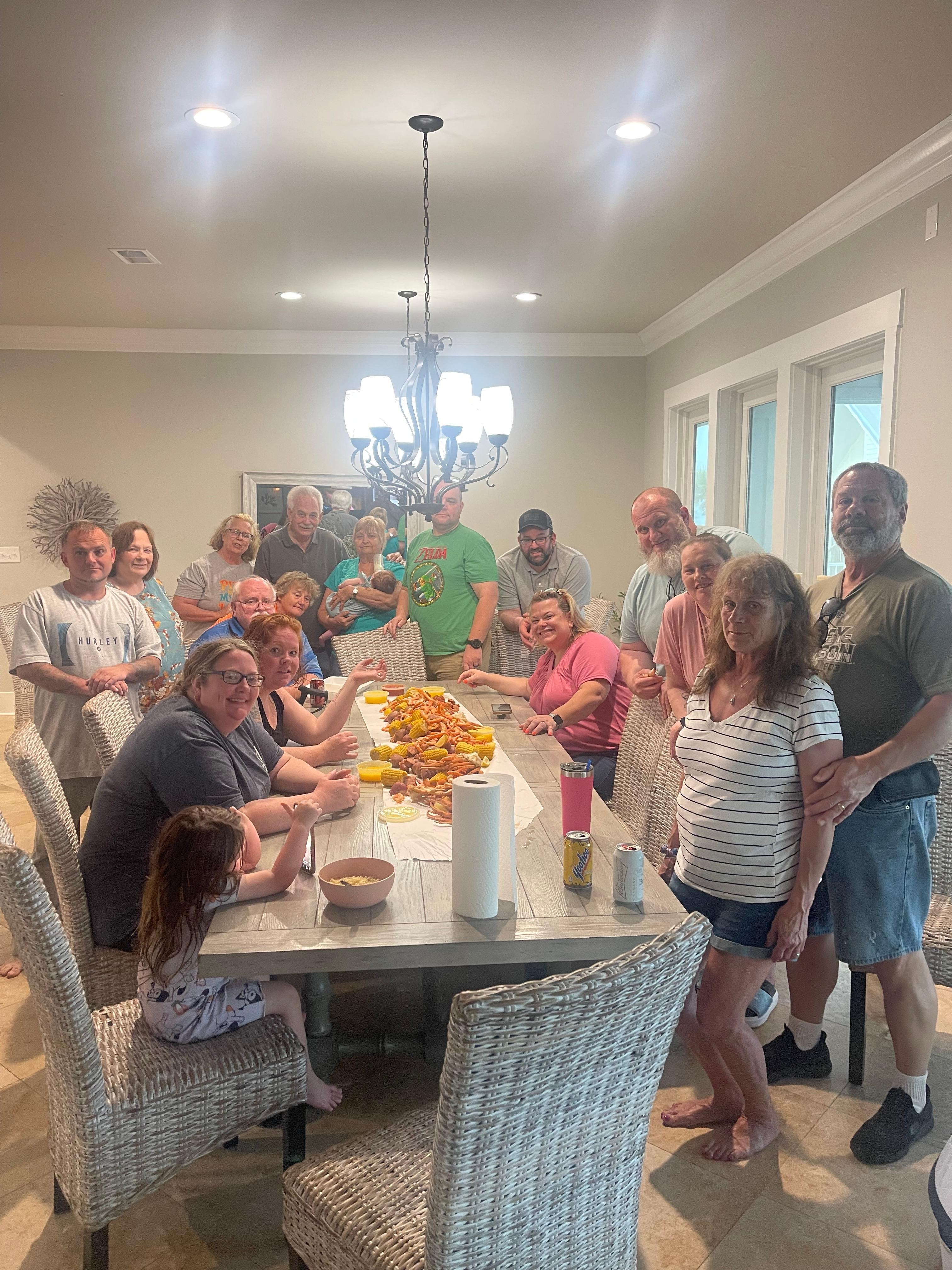 Seafood boil night!