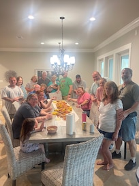 Seafood boil night!