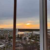 Sunset from our room