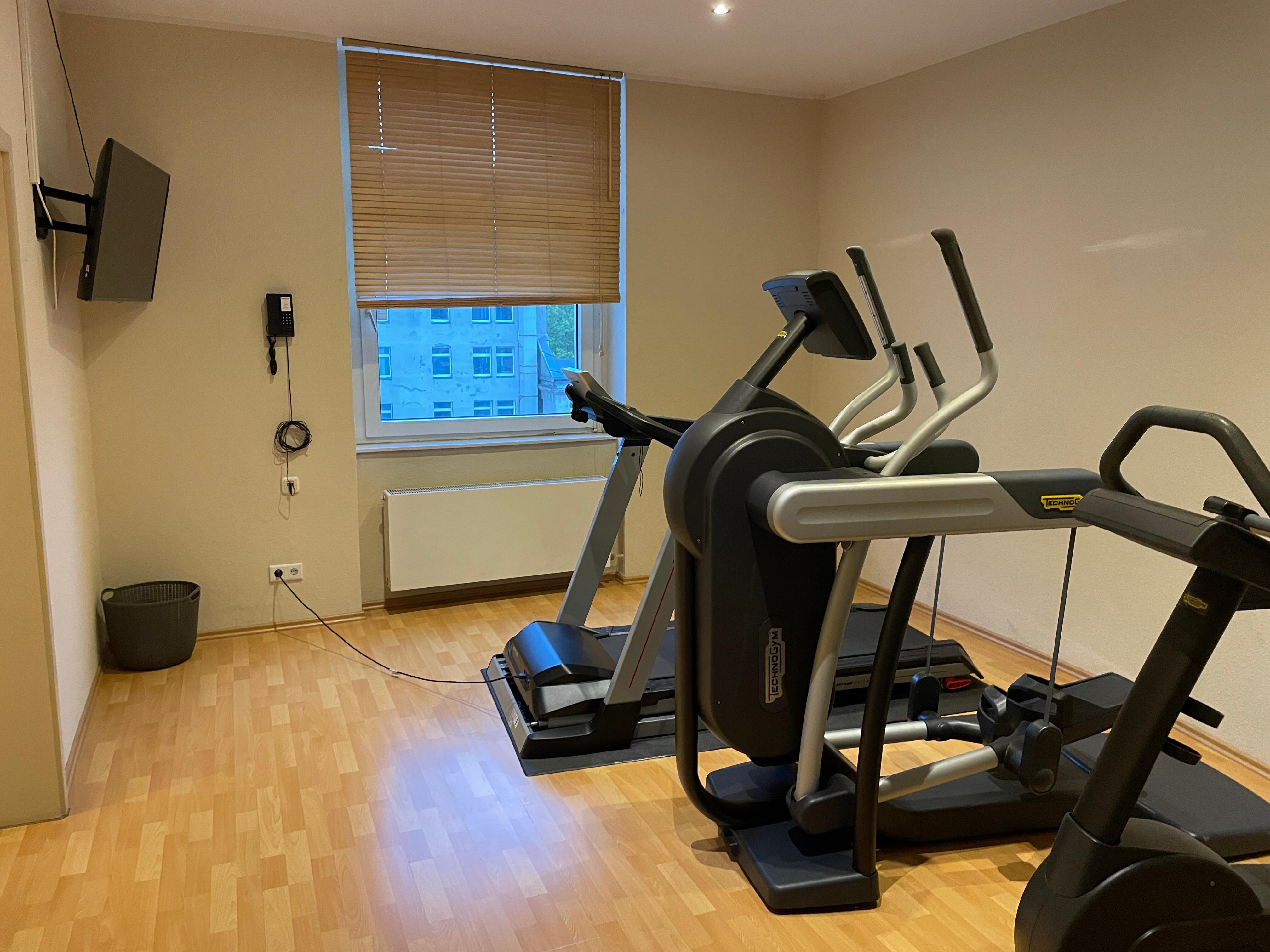 The fitness room