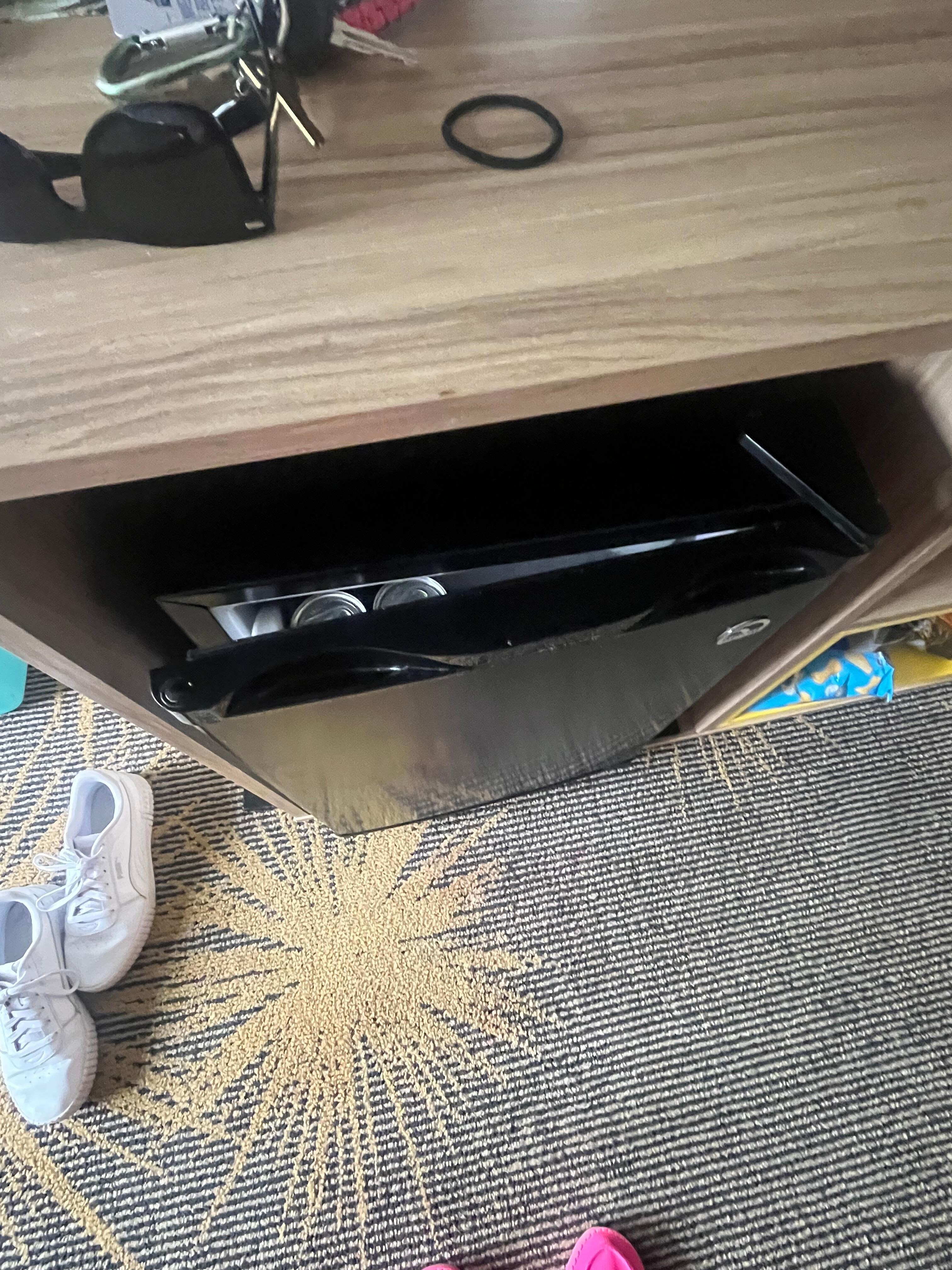 Mini fridge wouldn’t close due to built up ice