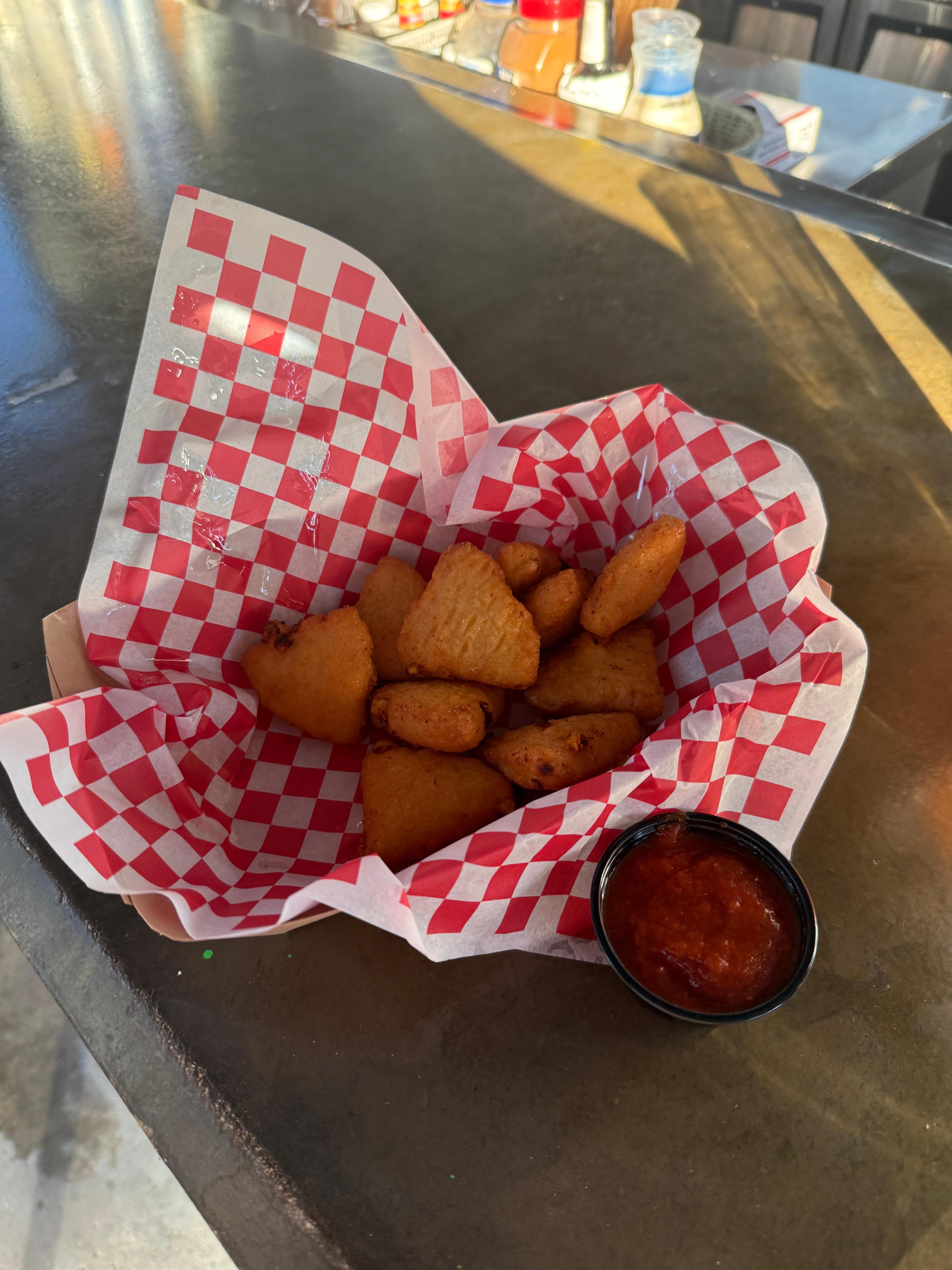 Delicious mac & cheese bites ! 