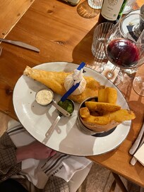 Fish and chips. Delicious.