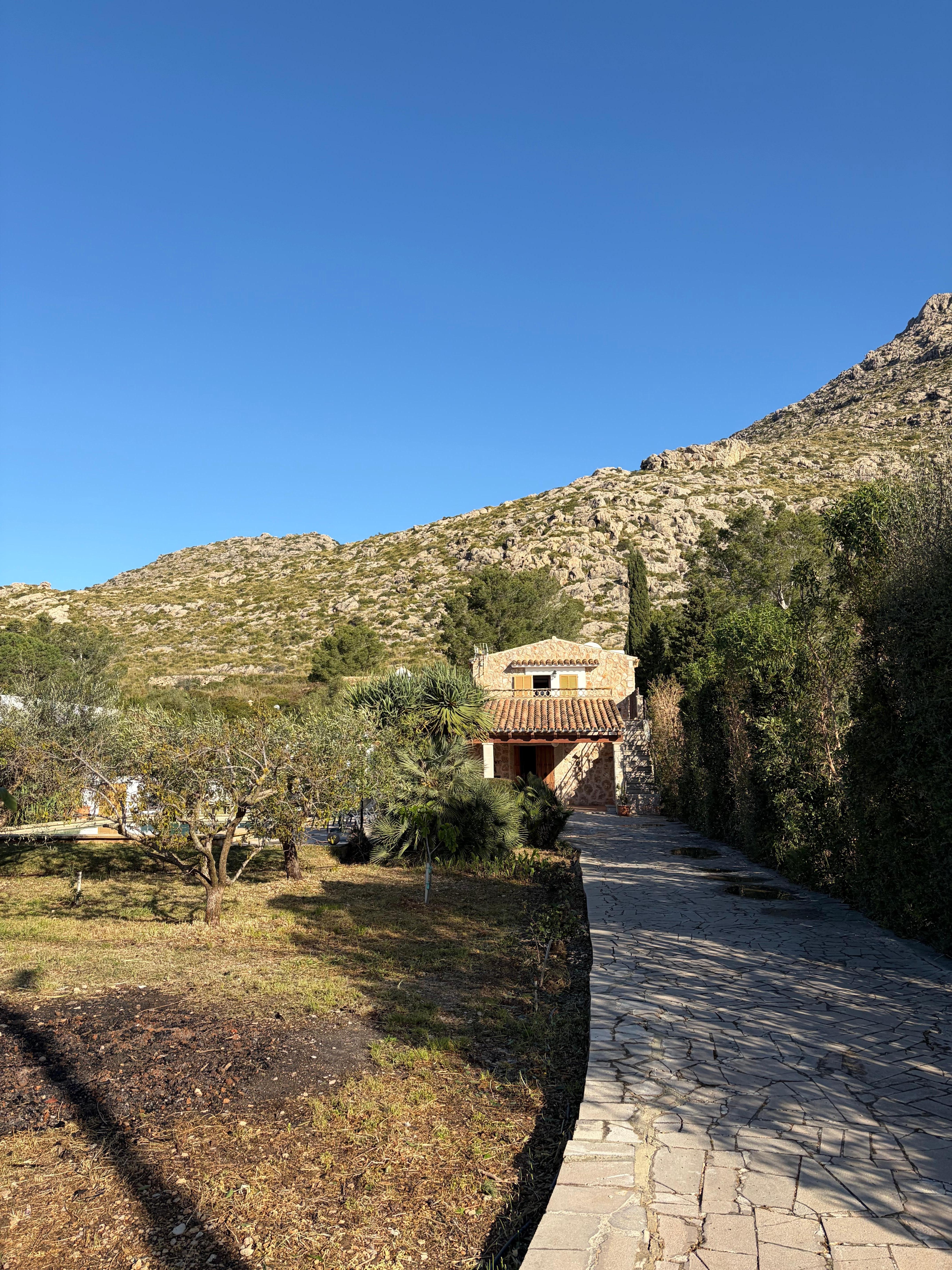 The villa in a lovely surrounding