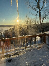 Sunrise from the house