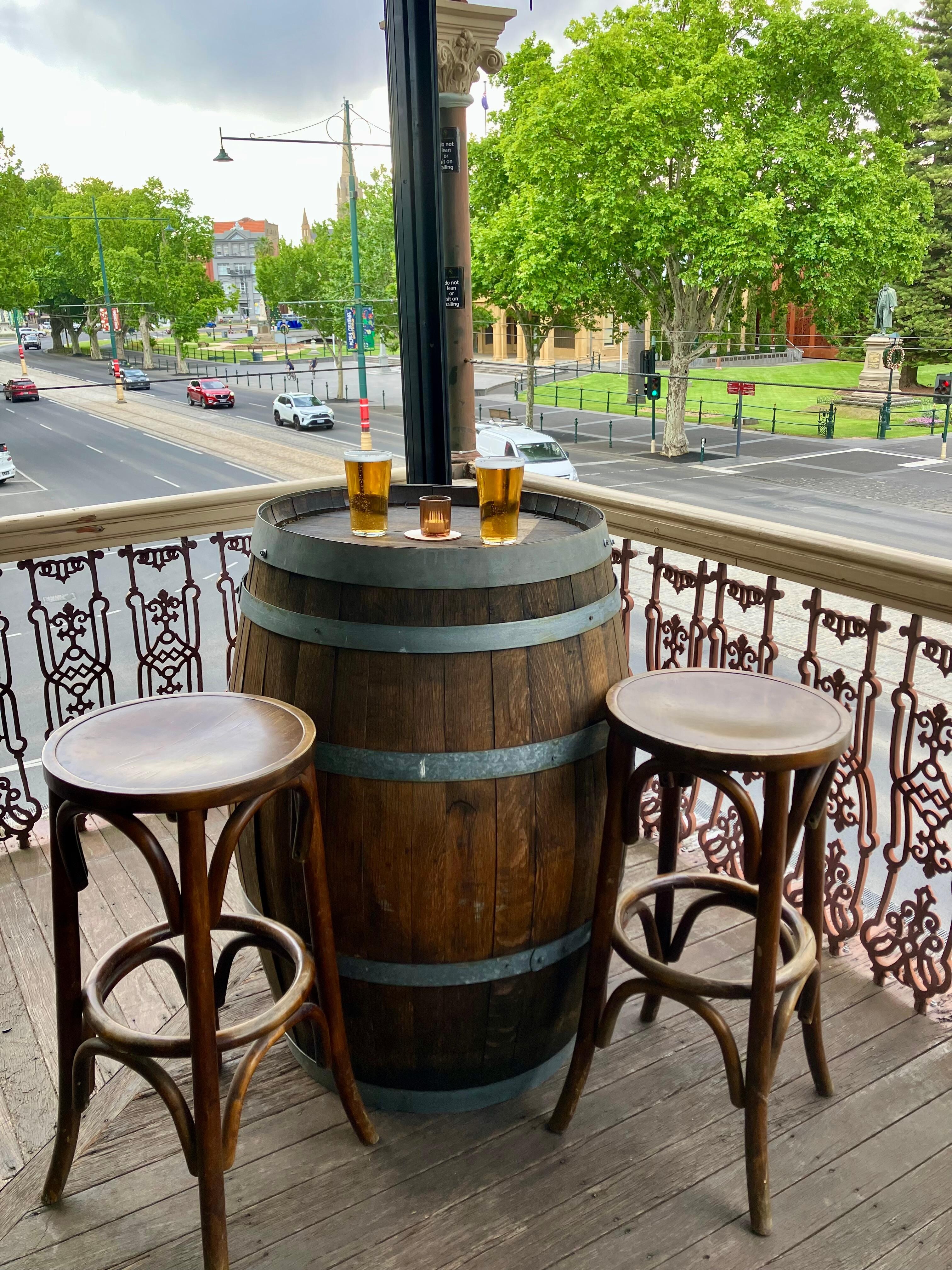 Great balcony views!