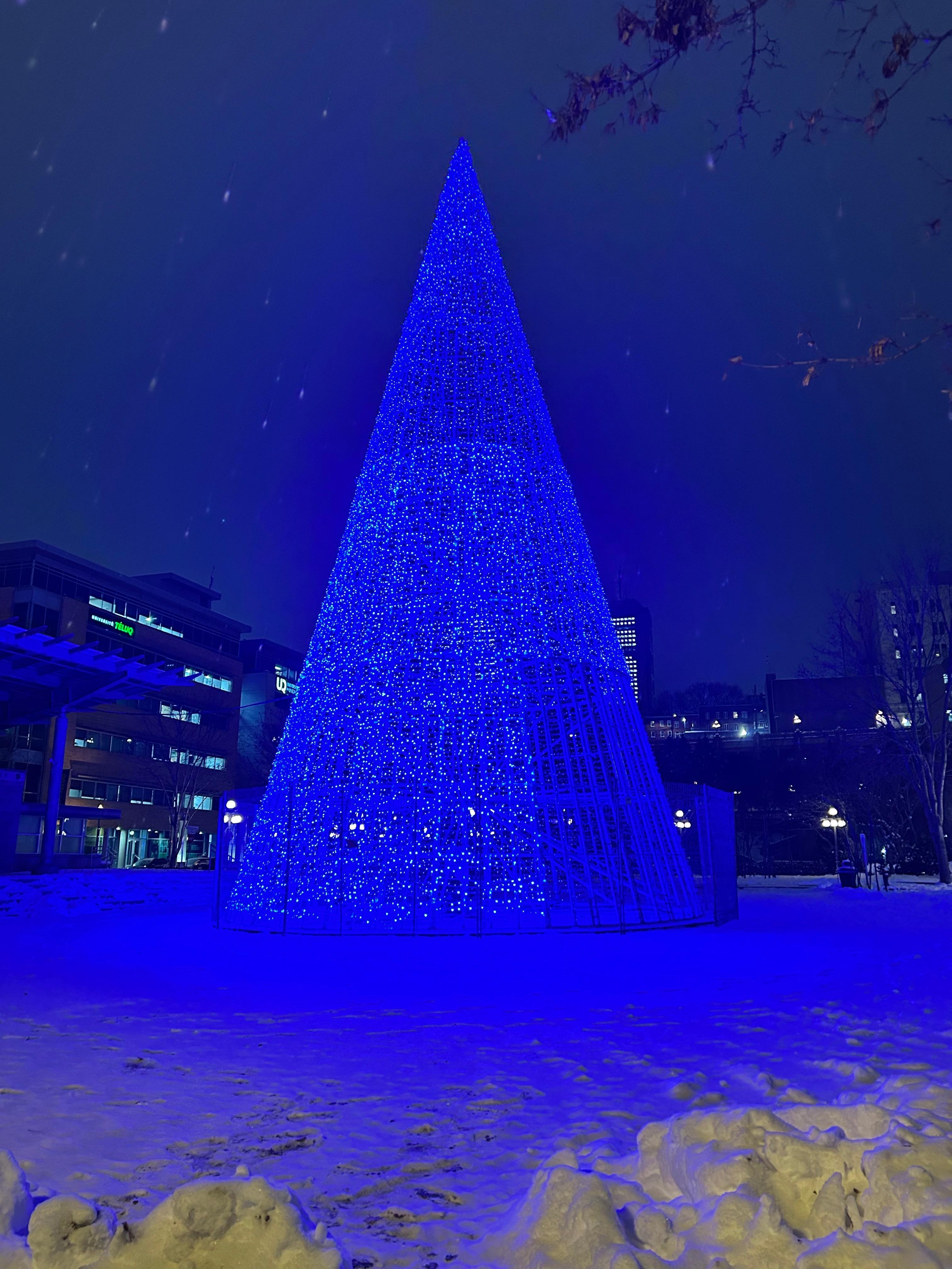 Winter and Christmas ambiance was plentiful