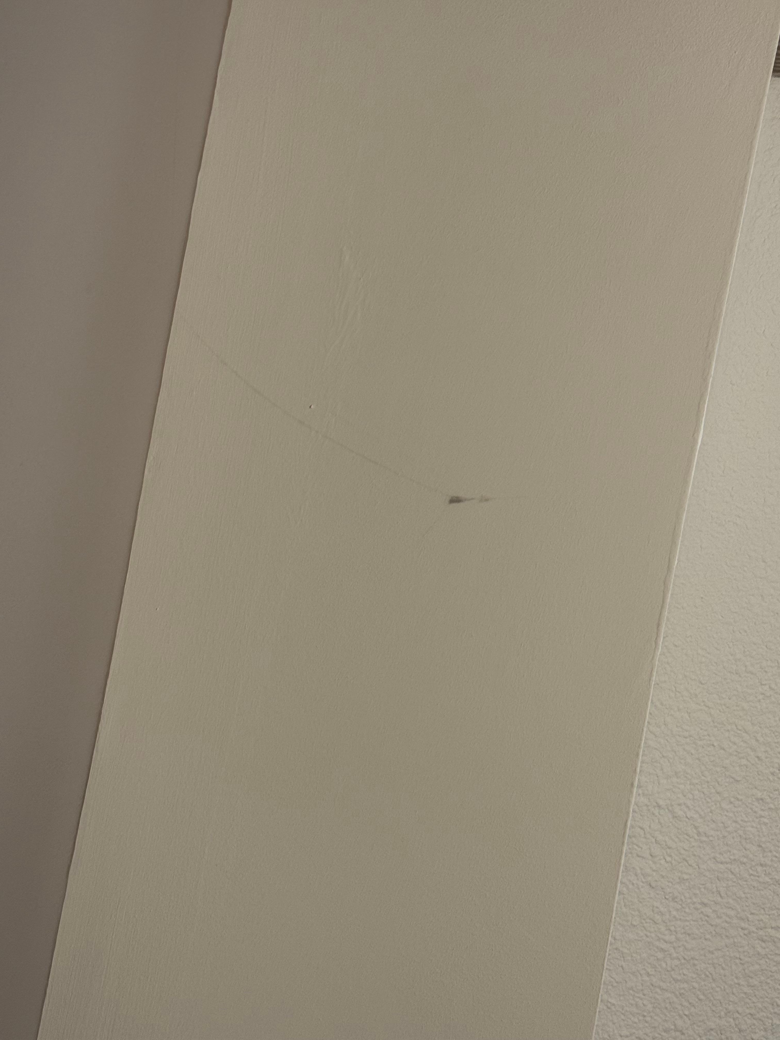 Spinnennetz über dem Bett