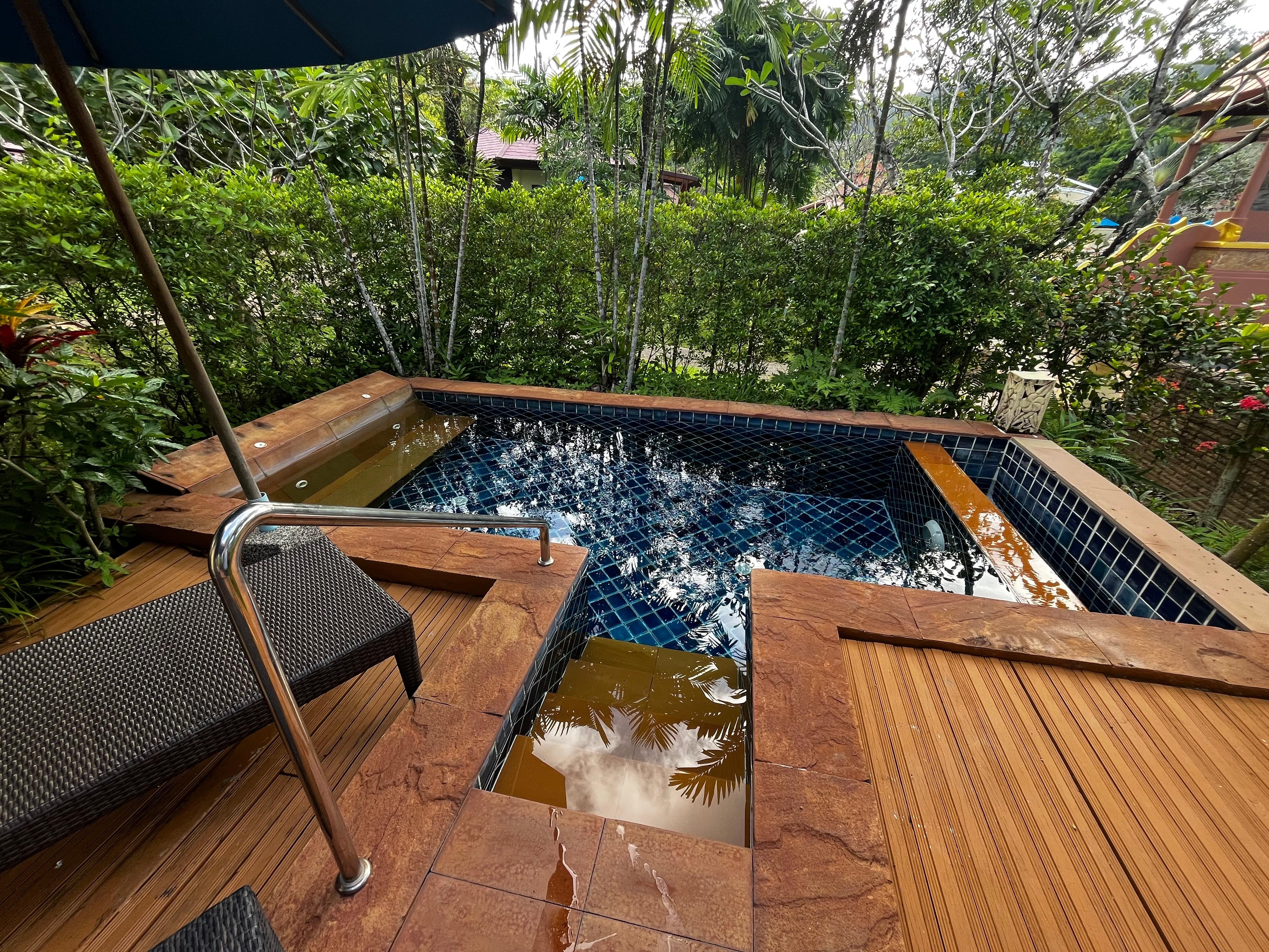 Private villa pool