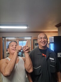 Best good friends having a laugh