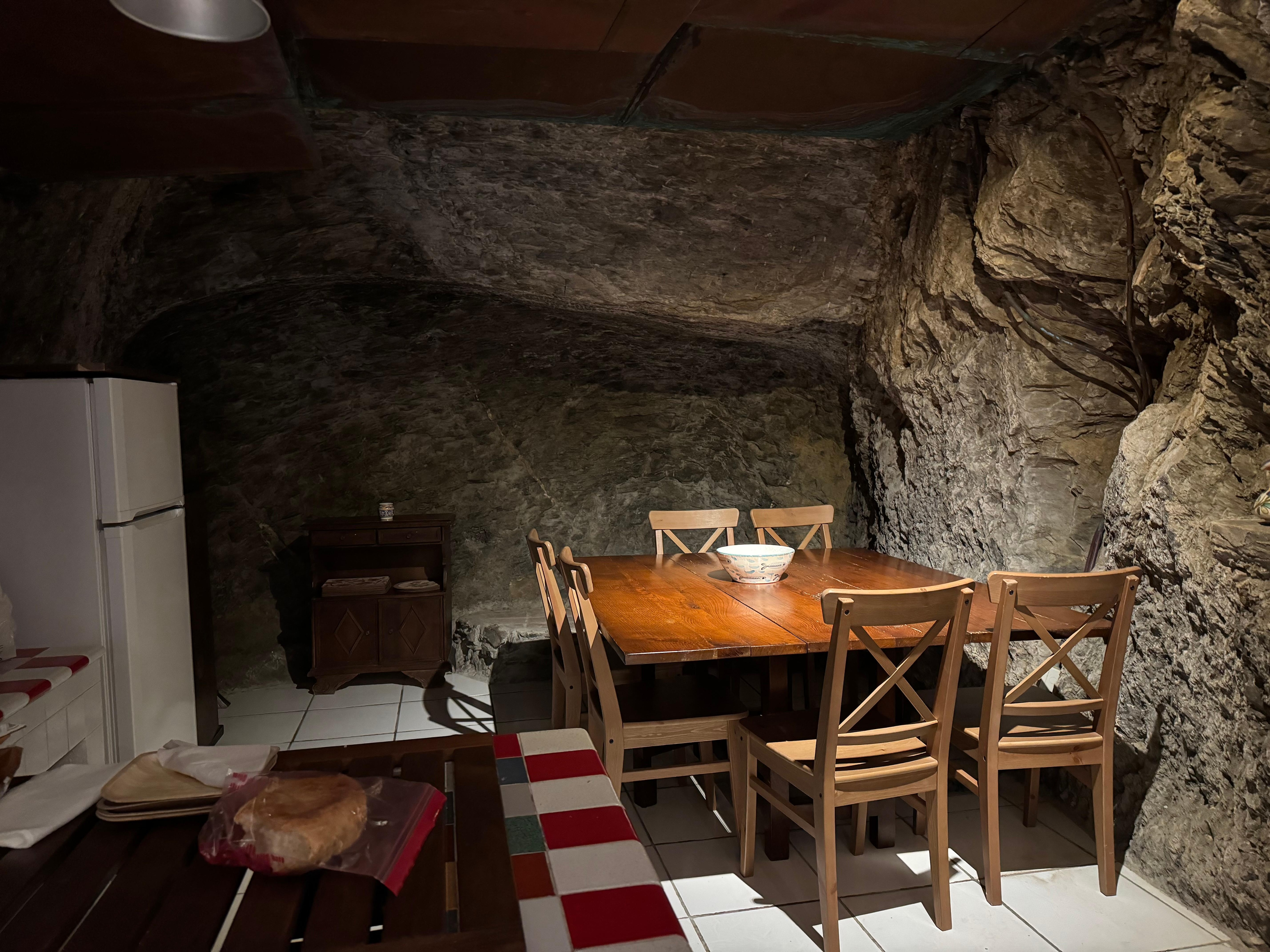 The downstairs kitchen - so unique and fun!