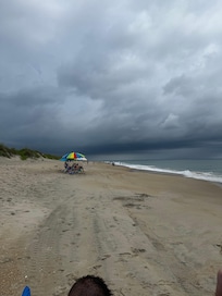Beach looking north