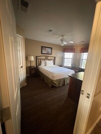 “Second bedroom” which is essentially a separate suite with mini fridge sink and microwave. NO THERMOSTAT. term controlled by main unit.
