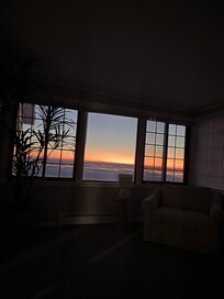 Sunrise from the master bedroom