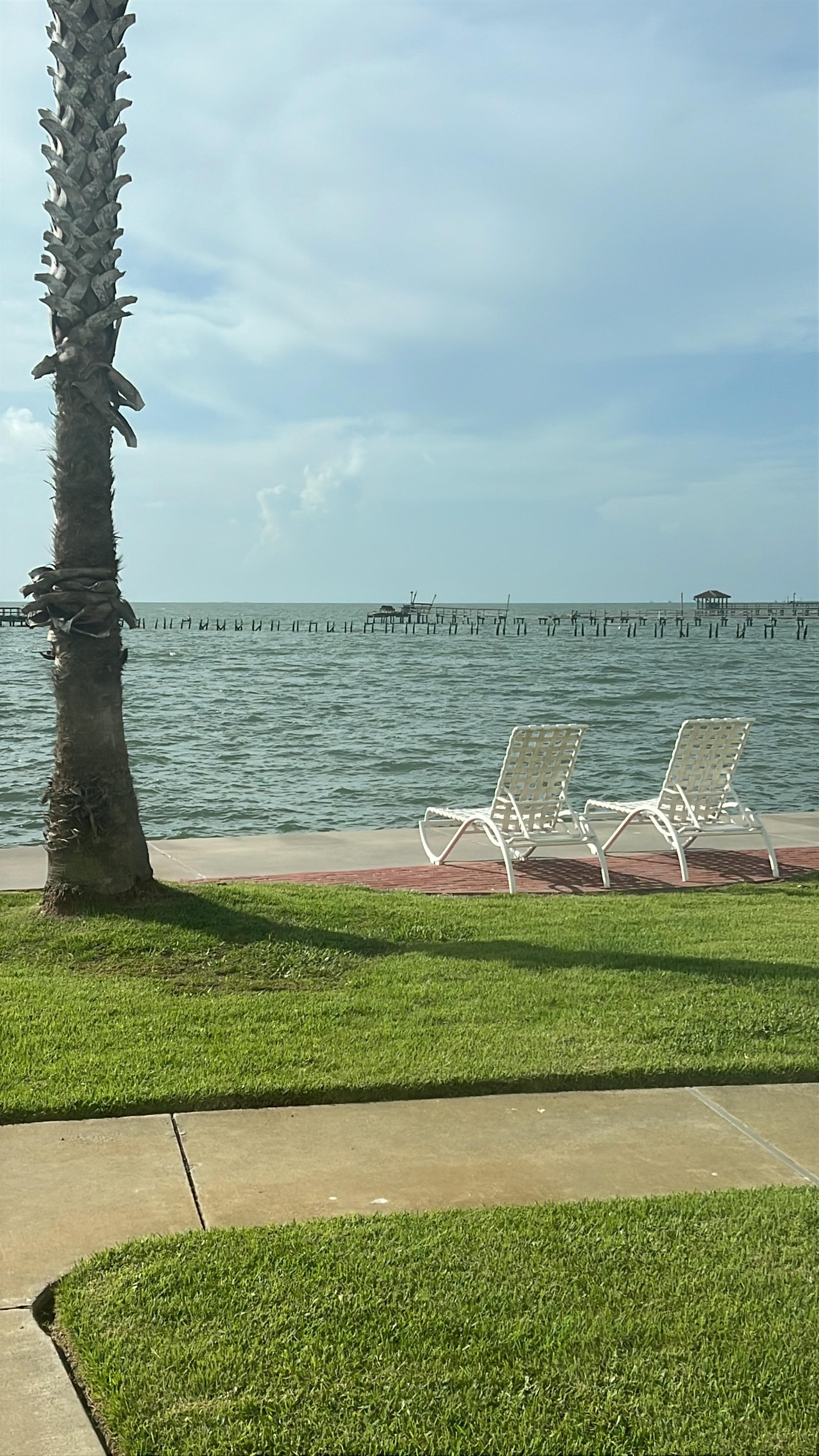 Our view from the room 