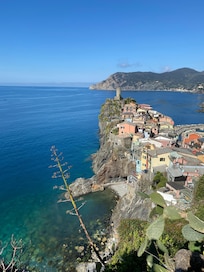 Looking down on the property from the hike to Corniglia