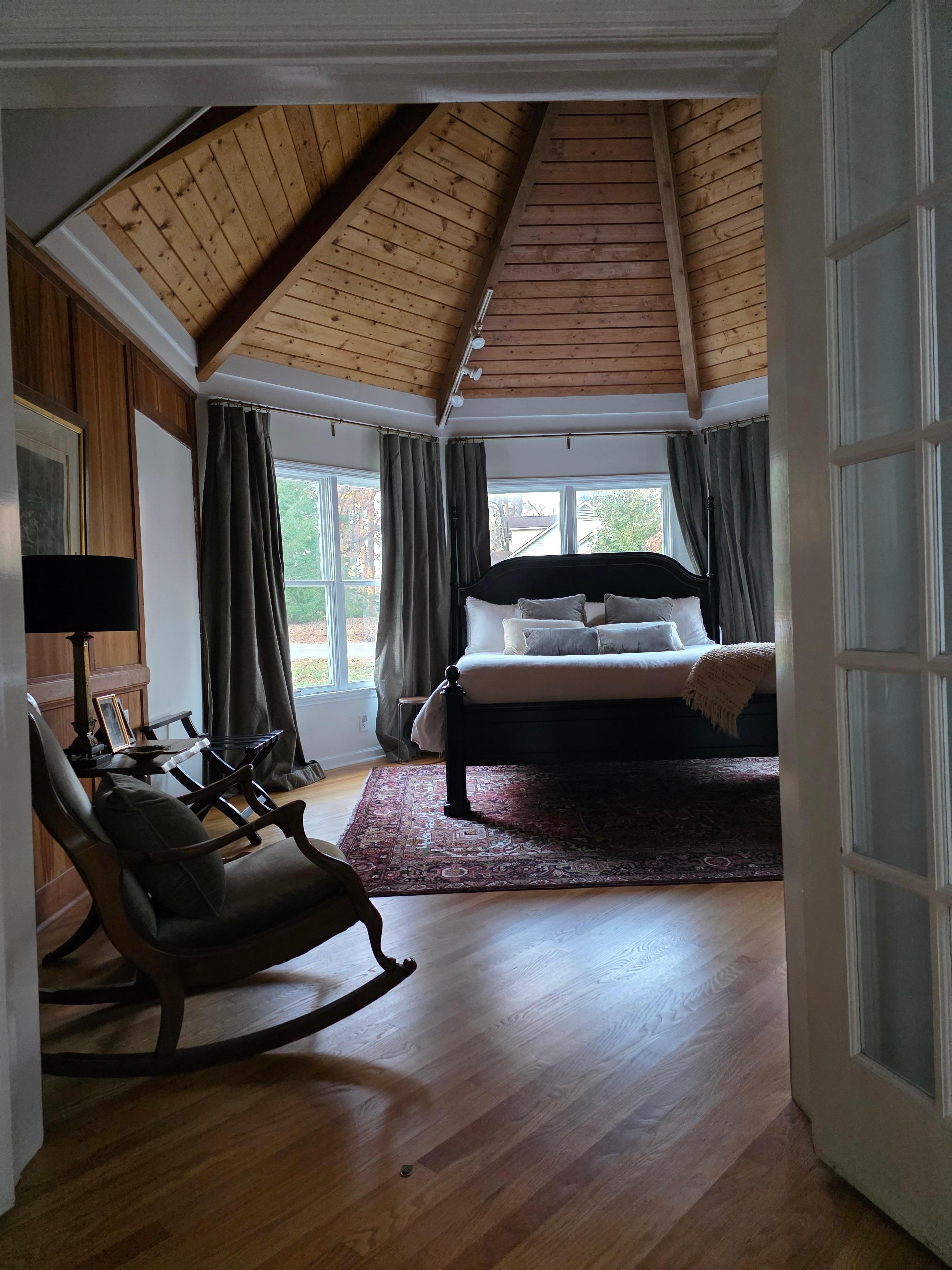 My favorite room the master bedroom.