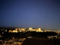 Alhambra at night
