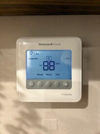 Downstairs ac monitor at 10:47 pm our first night