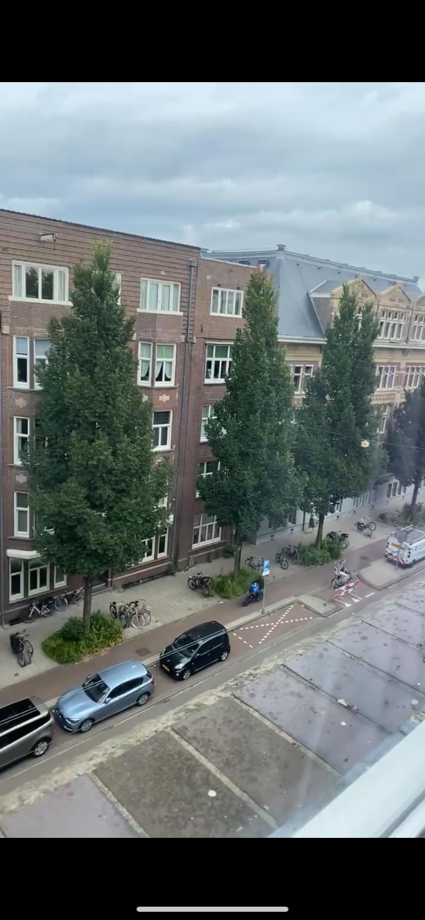 Utsikt från rum på 4:e våningen