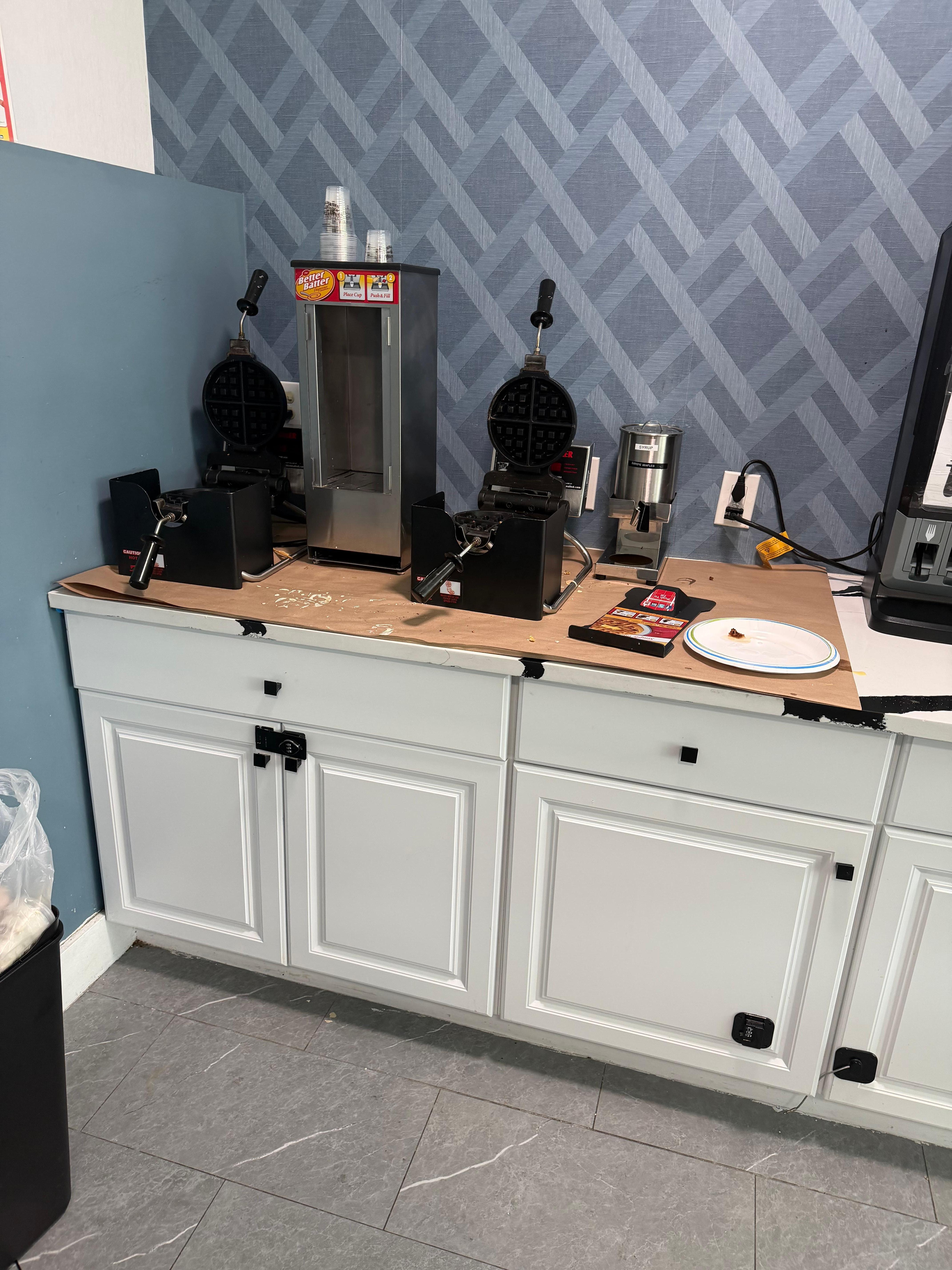 Kitchen area was disgusting