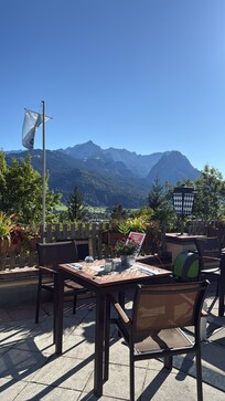 View form the terras