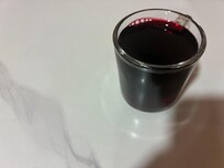 ウェルカムドリンクのハイビスカスティー