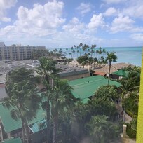 From the room balcony