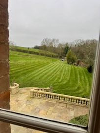 View of the garden from the house