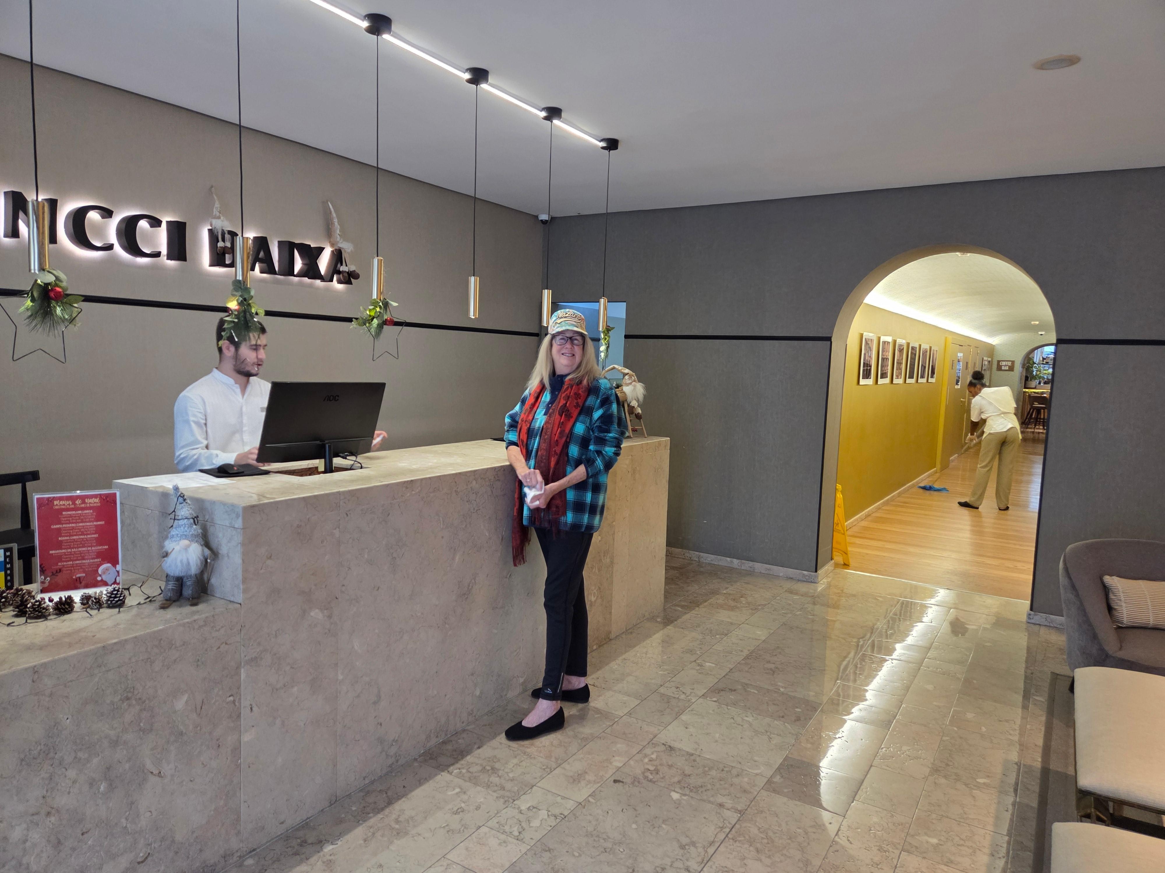 Reception with my lovely wife. 