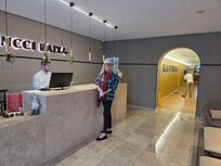 Reception with my lovely wife.