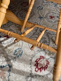 Furniture is whipped, broken and filthy.