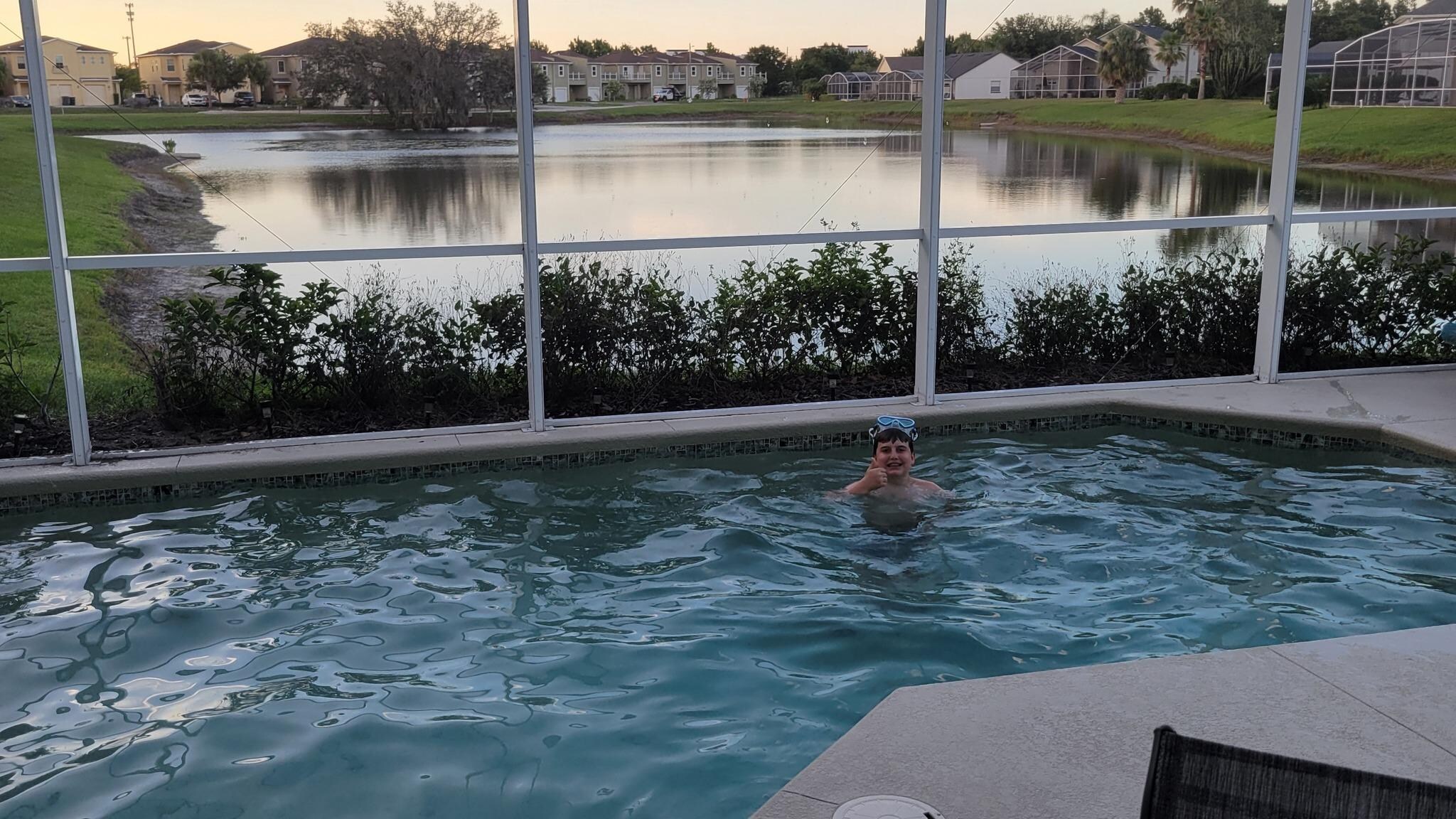 Beautiful evening swims!