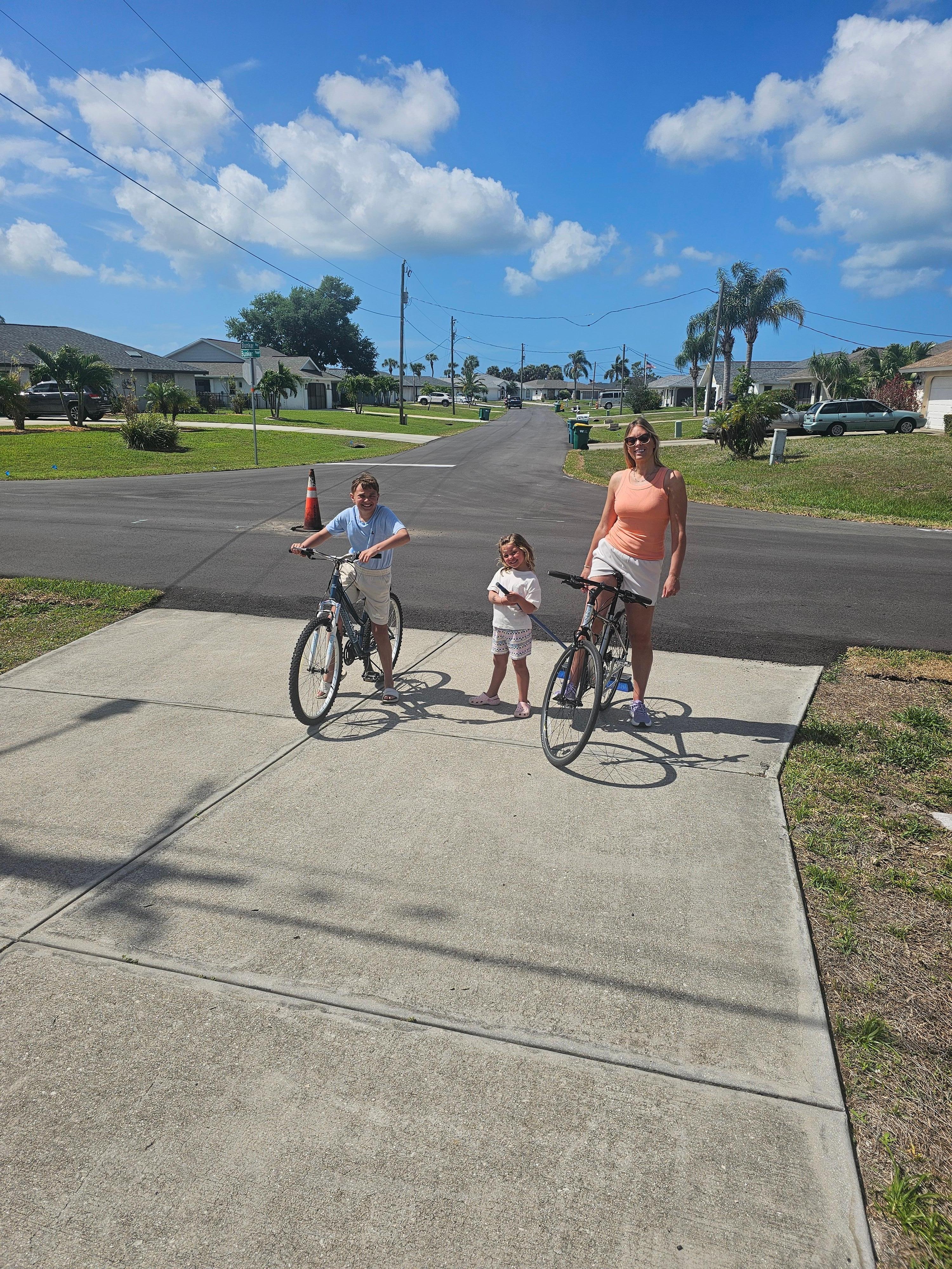 We took advantage of the bikes!