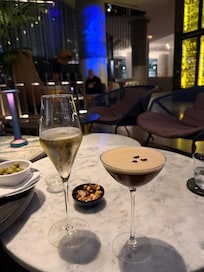 Drinks at the bar