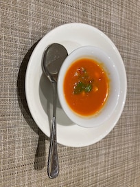 冷製スープ美味しかったです
