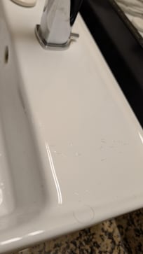 Previous guests shaved and seems like no one clean the bathroom.