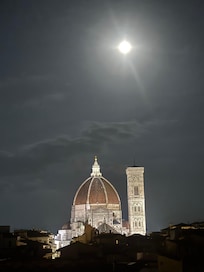Evening view from terrace.